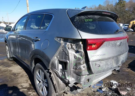 2019 Kia Sportage Lx z USA, uszkodzony, nr VIN KNDPMCAC9K7602290